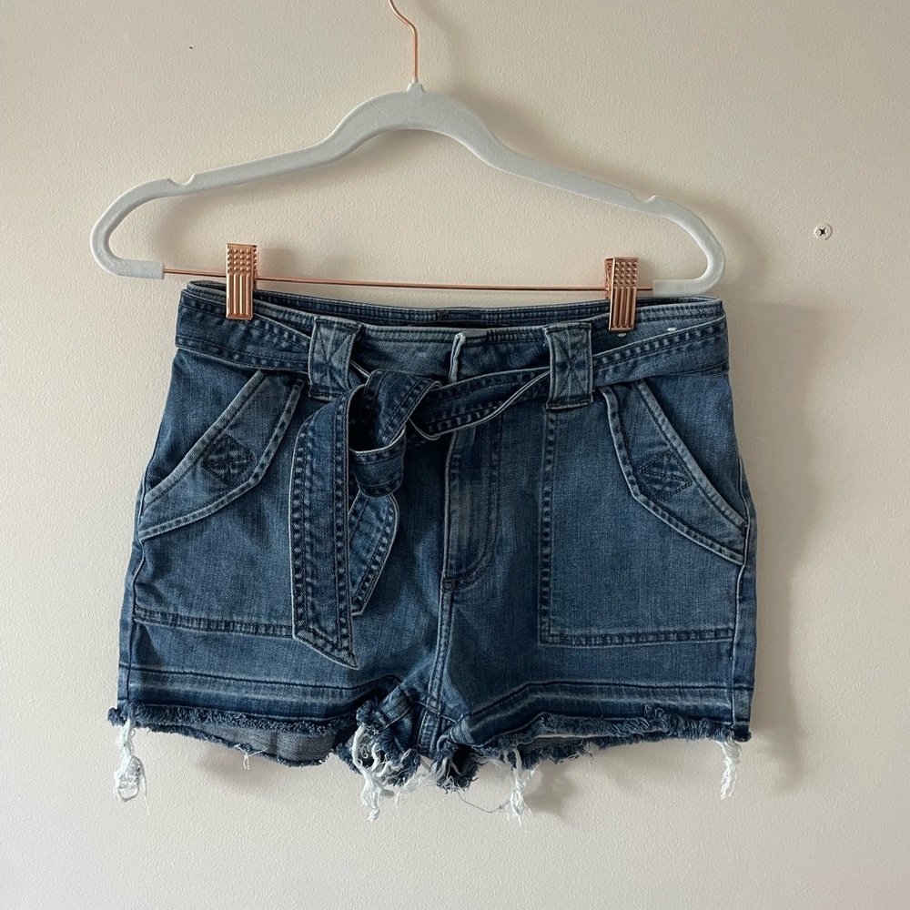 Express denim shorts